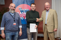 Undirskrift samnings við Rannís sem er umsjónaraðili fyrir Erasmus+ á Íslandi.
