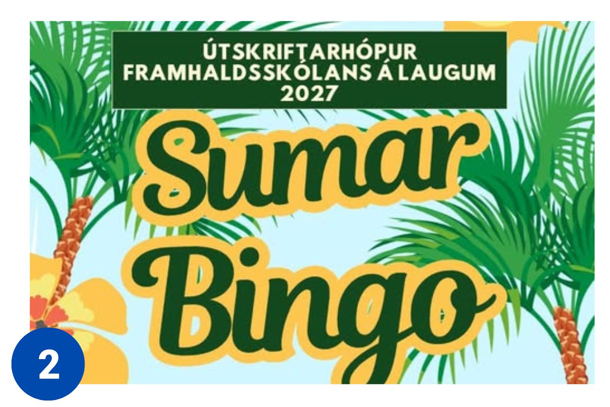 Bingó sumardaginn fyrsta